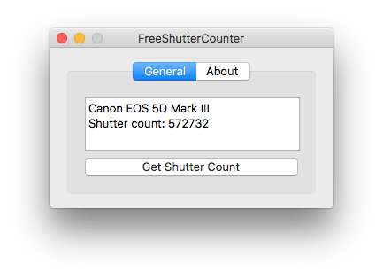 New shutter count app for mac